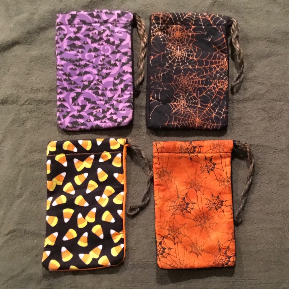 4 Hand Crafted Halloween Gift Bags
